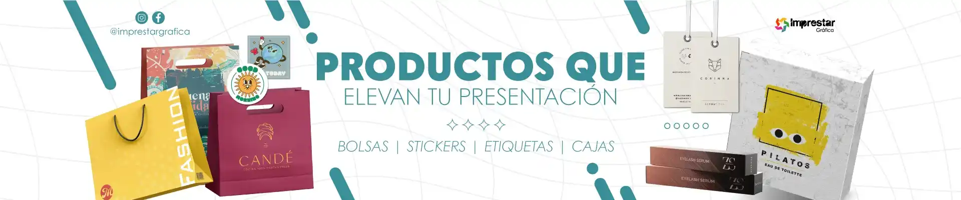 Bolsas, stickers, etiquetas y cajas personalizadas en Medellín - Imprestar Gráfica